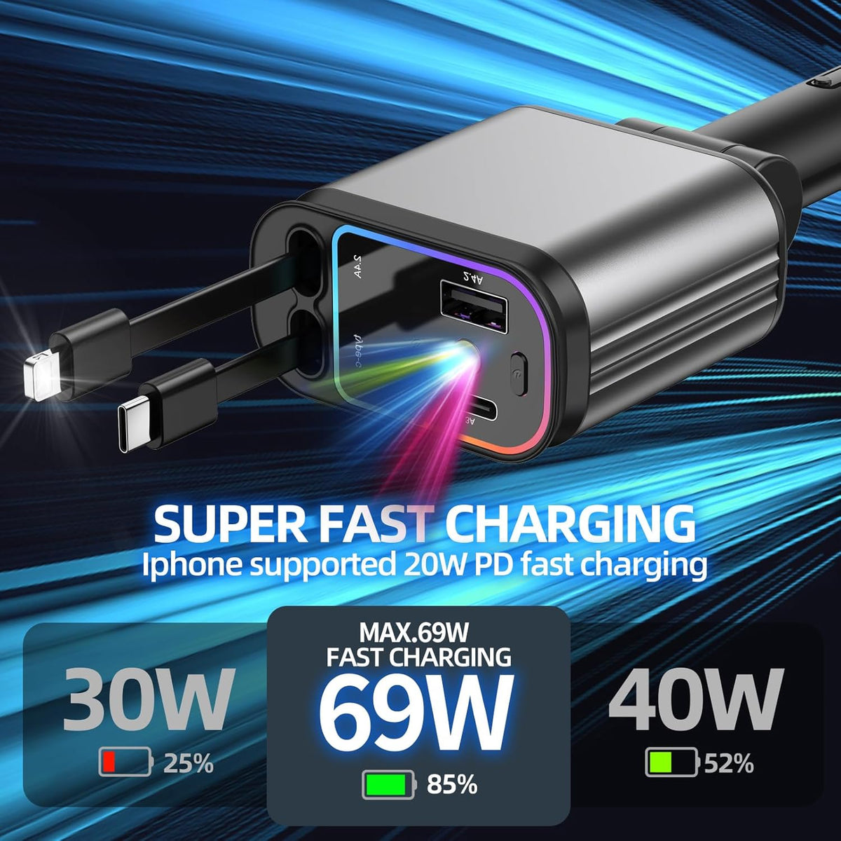 Starlight charging cable details